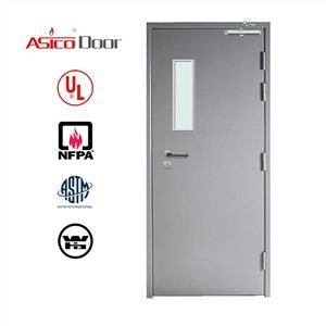 Kev Lag Luam Thiab Muaj Hluav Taws-resistant Hlau Qhov Rooj